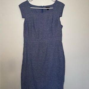 Ann Taylor Blue Midi Dress
